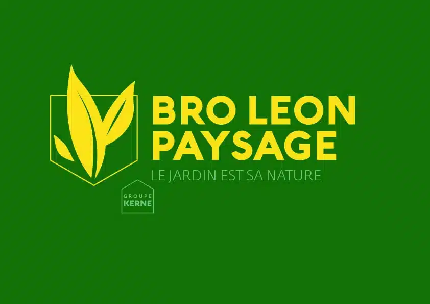 Logo Bro Leon Paysage sur fond vert