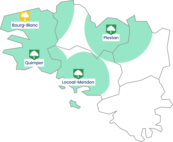 Carte de la zone d'intervention